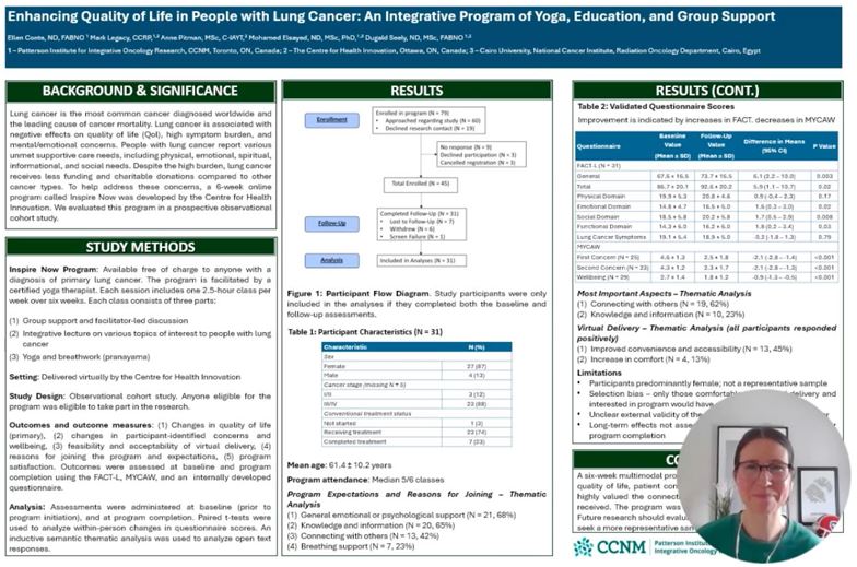 Enhancing Quality of Life Poster
